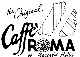 THE ORIGINAL CAFFE' ROMA ORLANDO OF BEVERLY HILLS logo