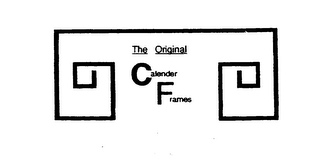 THE ORIGINAL CALENDER FRAMES logo