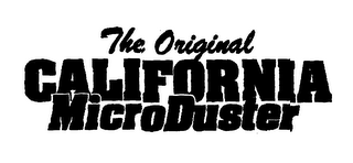 THE ORIGINAL CALIFORNIA MICRODUSTER logo