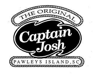 THE ORIGINAL CAPTAIN JOSH PAWLEYS ISLAND, SC logo