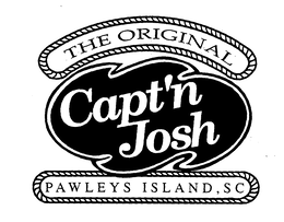 THE ORIGINAL CAPT'N JOSH PAWLEYS ISLAND, SC logo