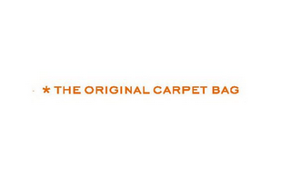 *THE ORIGINAL CARPET BAG logo