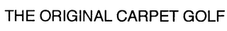 THE ORIGINAL CARPET GOLF logo