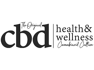 THE ORIGINAL CBD HEALTH & WELLNESS CANNABINOID CULTURE logo