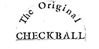 THE ORIGINAL CHECKBALL logo