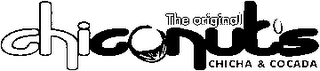 THE ORIGINAL CHICONUTS CHICHA & COCADA logo