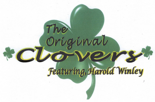 THE ORIGINAL CLOVERS FEATURING, HAROLD WINLEY logo