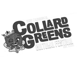 THE ORIGINAL COLLARD GREENS CULTURAL FESTIVAL EST. 1998 EAT MO' GREENS! logo