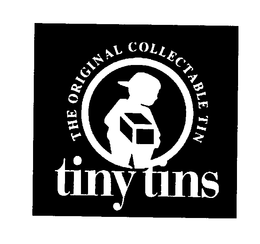 THE ORIGINAL COLLECTABLE TIN TINY TINS logo