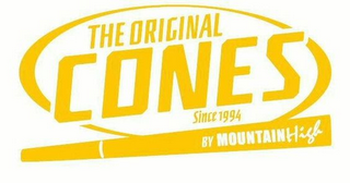 THE ORIGINAL CONES SINCE 1994 BY MOUNTAIN HIGH logo