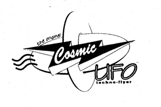 THE ORIGINAL COSMIC UFO TECHNO-FLYER logo