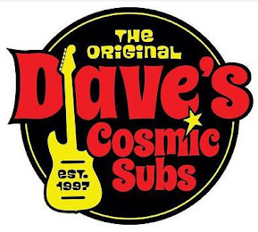 THE ORIGINAL DAVE'S COSMIC SUBS EST. 1997 logo