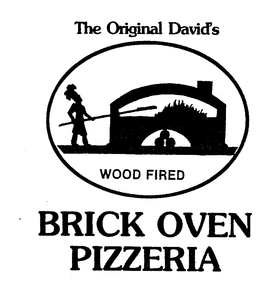 THE ORIGINAL DAVID'S WOOD FIRED BRICK OVEN PIZZERIA logo