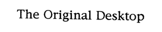 THE ORIGINAL DESKTOP logo