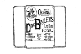 THE ORIGINAL DOC BAILEY'S LEATHER TONIC CLEANS NOURISHES PROTECTS NETTOIE ENTRETIENT PROTEGE 180 ML 6.3 OZ. logo
