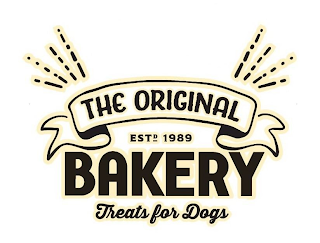 THE ORIGINAL ESTD 1989 BAKERY TREATS FOR DOGS logo