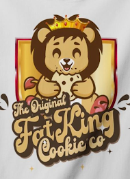 THE ORIGINAL FAT KING COOKIE CO logo