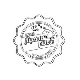 THE ORIGINAL FLIPSIDE PILLOW REST · RALLY · REPEAT logo