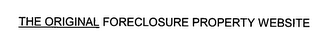 THE ORIGINAL FORECLOSURE PROPERTY WEBSITE logo
