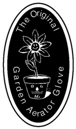 THE ORIGINAL GARDEN AERATOR GLOVE O G AG logo