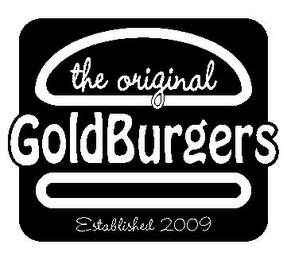THE ORIGINAL GOLDBURGERS ESTABLISHED 2009 logo