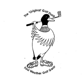 THE 'ORIGINAL' GOLF DUCK FOUL WEATHER GOLF GEAR logo