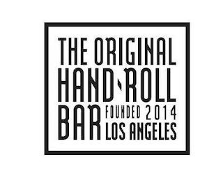 THE ORIGINAL HAND ROLL BAR FOUNDED 2014LOS ANGELES logo