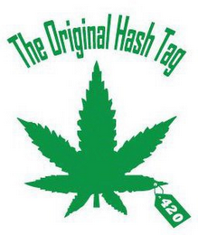THE ORIGINAL HASH TAG 420 logo