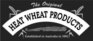 THE ORIGINAL HEAT WHEAT PRODUCTS ESTABLISHED IN AUSTRALIA IN 1992 logo