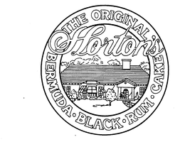 THE ORIGINAL HORTON'S BERMUDA BLACK RUM CAKE logo