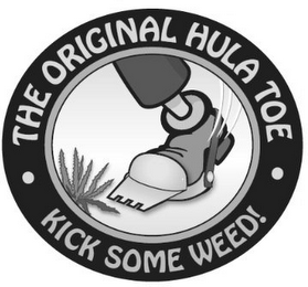 THE ORIGINAL HULA TOE KICK SOME WEED! logo
