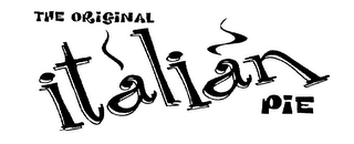THE ORIGINAL ITALIAN PIE logo