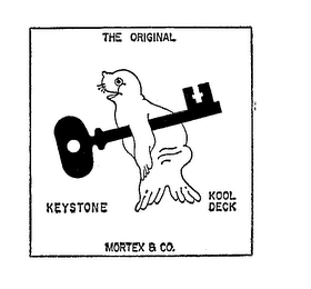 THE ORIGINAL KEYSTONE KOOL DECK MORTEX & CO.