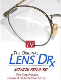 THE ORIGINAL LENS DRX SCRATCH REPAIR KIT logo