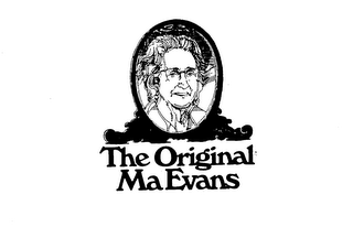 THE ORIGINAL MA EVANS logo