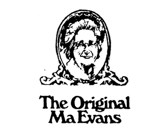 THE ORIGINAL MA EVANS logo