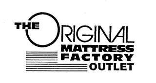 THE ORIGINAL MATTRESS FACTORY OUTLET logo