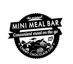 ·THE ORIGINAL· MINI MEAL BAR CONVENIENT MEAL ON THE GO NON GMO CHEWY CHOCOLATE CHIP logo