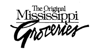 THE ORIGINAL MISSISSIPPI GROCERIES logo