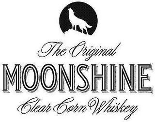 THE ORIGINAL MOONSHINE CLEAR CORN WHISKEY logo