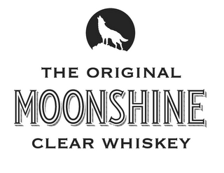 THE ORIGINAL MOONSHINE CLEAR WHISKEY logo