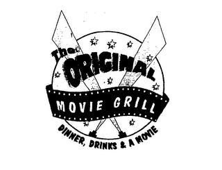 THE ORIGINAL MOVIE GRILL DINNER, DRINKS & A MOVIE logo