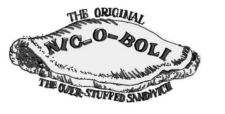 THE ORIGINAL NIC-O-BOLI THE OVER-STUFFED SANDWICH logo