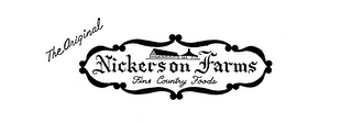 THE ORIGINAL NICKERSON FARMS FINE COUNTRY FOODS logo