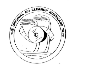 THE ORIGINAL NO CLEANUP HURRICANE TAPE logo