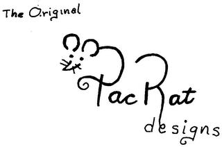 THE ORIGINAL PAC RAT DESIGNS logo