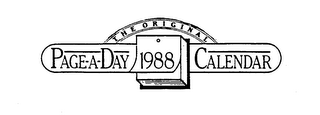 THE ORIGINAL PAGE-A-DAY 1988 CALENDAR logo