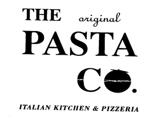 THE ORIGINAL PASTA CO. ITALIAN KITCHEN & PIZZERIA logo