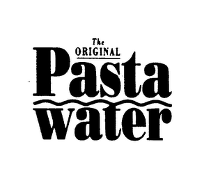 THE ORIGINAL PASTA WATER logo
