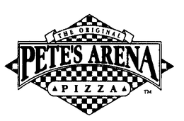 THE ORIGINAL PETE'S ARENA PIZZA logo
